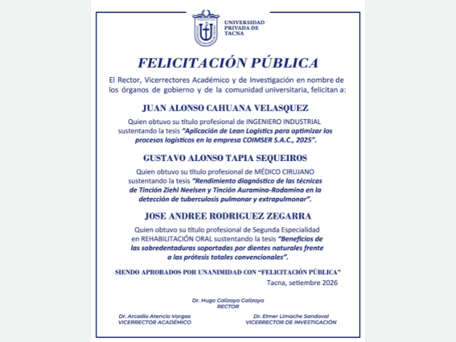FELICITACIÓN PÚBLICA